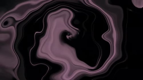 Abstract Dark Purple Fluid Waves Background Loop