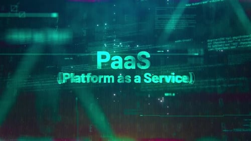 Futuristic Digital Title Reveal with Abstract Code Background