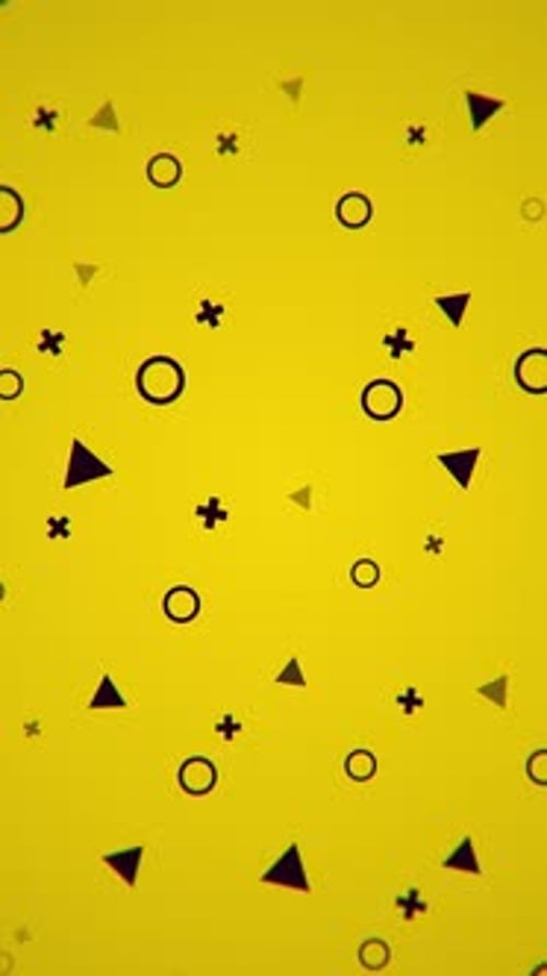 Simple Geometric Shapes Pattern Vertical Background