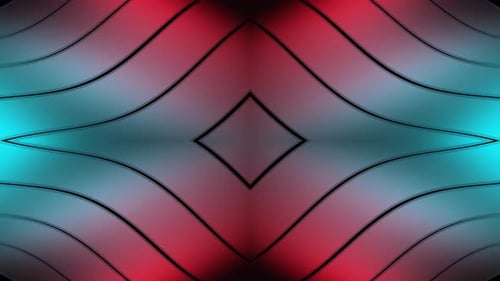 Dynamic Abstract Wavy Background with Shifting Colors Loop