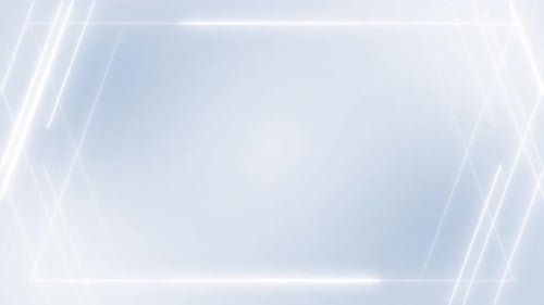 Abstract laser lines glow neon white tone technology style background.