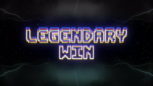 Gaming Pixel Art Text Reveal with Neon Effect