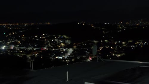 City Lights Bokeh at Night