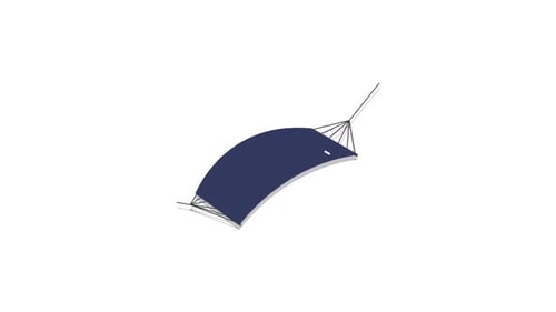 Minimalist Swaying Hammock Animation for Summer Travel
