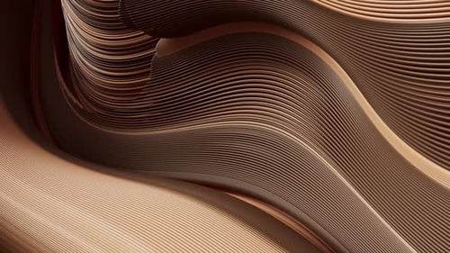 Abstract Waving Lines Organic Motion Background