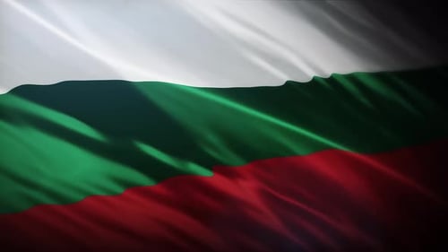 Drapeau de la Bulgarie en plein écran en 4K haute résolution Drapeau de la République de Bulgarie (Königreich Belgien) 4K