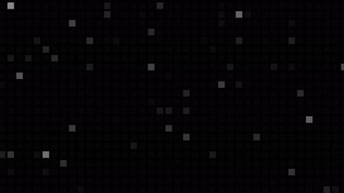 Randomly square appear in dark background