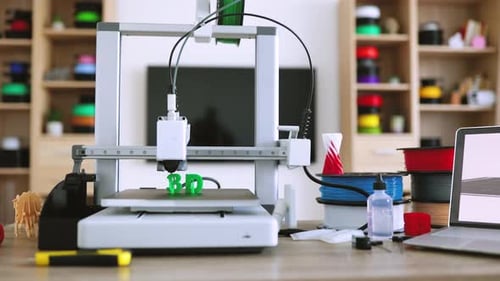3D-Drucker, der Objekte erstellt