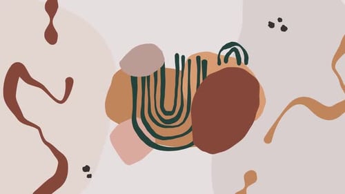 Beige Color Abstract Animated Background