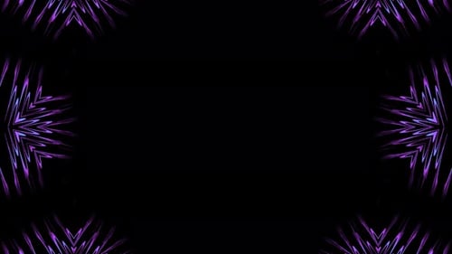Dynamic Abstract Neon Energy Frame Animation