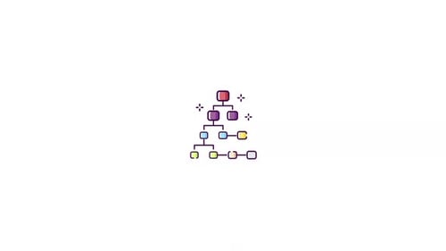 Hand Drawn Organizational Chart Reveal Animation