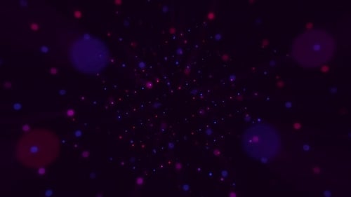 Colorful Bokeh Particles Abstract Loop Background Animation