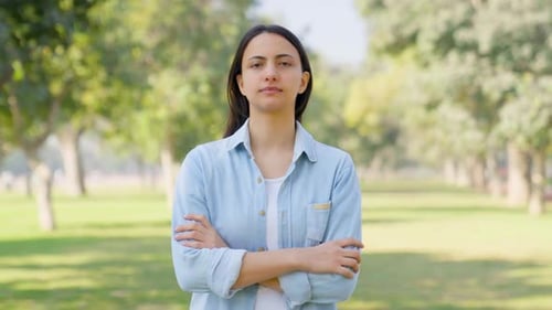 Confident Indian girl