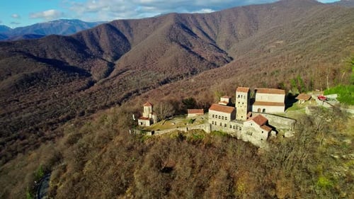 Nekresi Monastery Aerial View