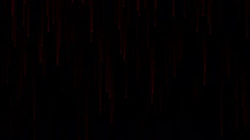 Set of 13 Abstract Colourful Glittering Particles Light Rays Rain Seamlessly Looped Background 4K