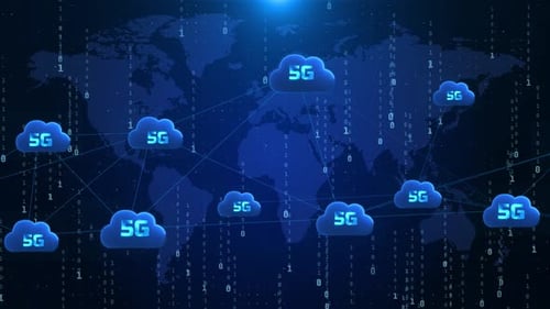 5G Cloud Computing Smart City of Cybersecurity Digital Data