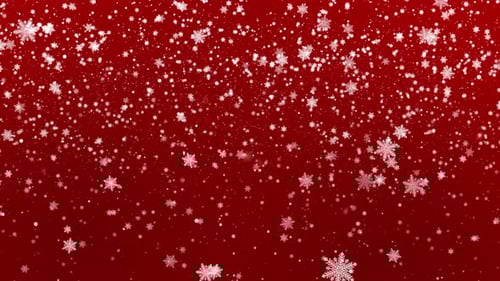 Videohintergrund Frohe Weihnachten, Grußkarte, leuchtendes Licht, fallende Schneeflocken und Sterne