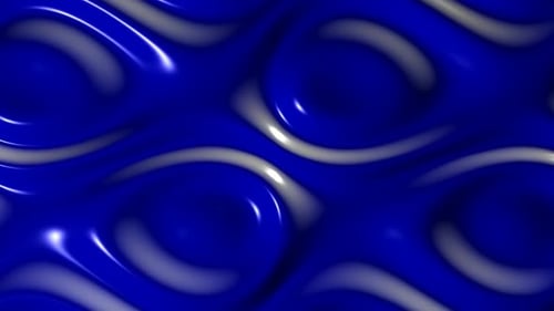 Fond avec vagues de plasma bleues et blanches, rendu 3D exclusif, design unique, réflexion