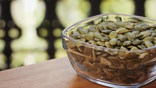 Roasted Pumpkin Seeds are a Delicious Crunchy Snack with Hierro