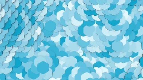 Abstract 3d Colorful Animation Loop Background, 3d Shape Motion Design Animation, Abstract Colorful