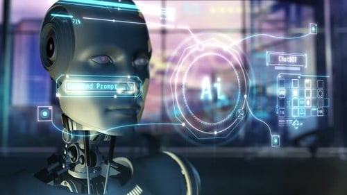 An Artificial Intelligence Robot At Work