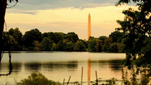 Breathtaking And Beautiful View Of Washington Monument