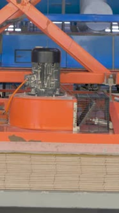 Robotic System Picks Up and Places Ceramic Tiles in Neat