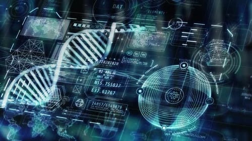 Digital DNA Data Hologram Interface