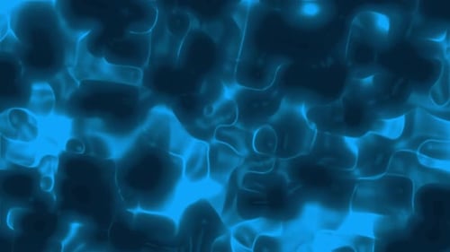 Abstract Blue Fluid Energy Flowing Background Loop