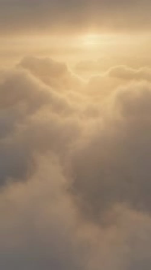 Innerhalb der Wolkenschicht