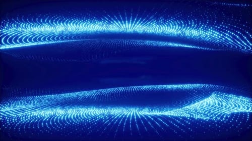 Abstract Flowing Particle Background Loop