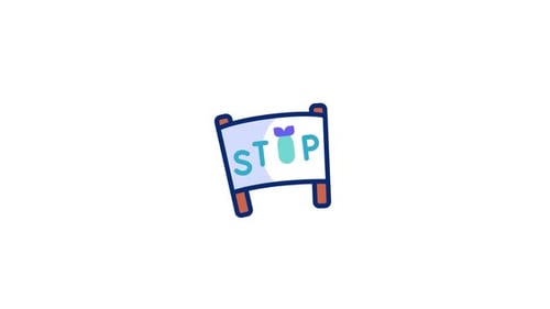 Animiertes Symbol „Stopterrorism“