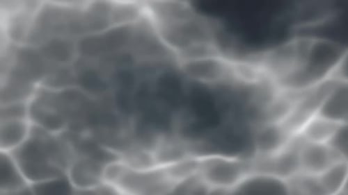 Abstract White Smoke and Fog Moving on Dark Background Motio