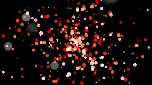 A Colorful and Moving Bokeh Lights