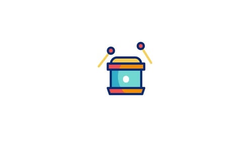 Drum Animated Icon
