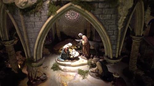 Christmas Manger Nativity Scene