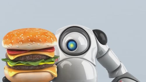 Großer Roboter - 3D-Animation