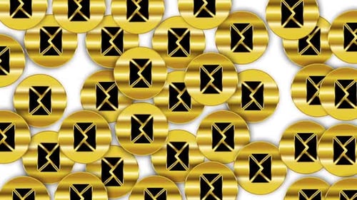 Email Icon Loop Background