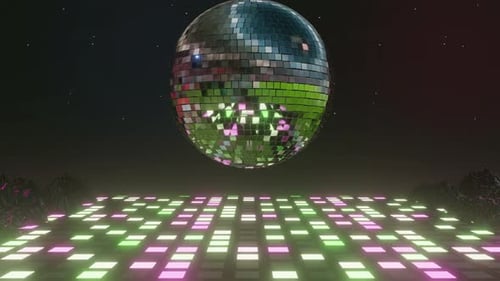 Tanzfläche der 80er Jahre 02 4k