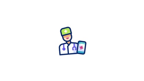 Animated Medical and Healthcare Flat Design Icon Pack