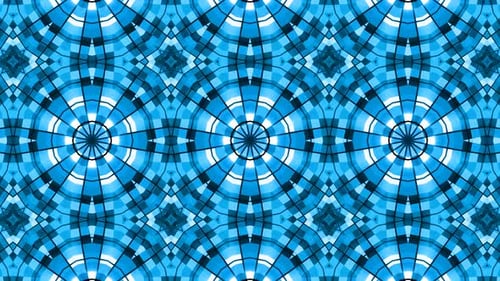 Psychedelia Der Tanz einer Blume in einem Kaleidoskop, Loop, animiertes 3D-Feuerwerk, 6