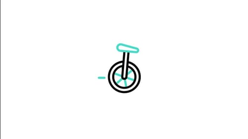 Animiertes Monozyklus-Symbol