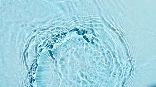 Abstract Ripples of Light Blue Water