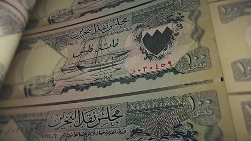 Billets de 100 dinars de Bahreïn