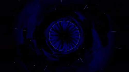 Dynamic Blue Energy Burst Reveal Animation