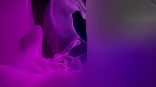 Dynamic Flowing Abstract Purple Shapes Background