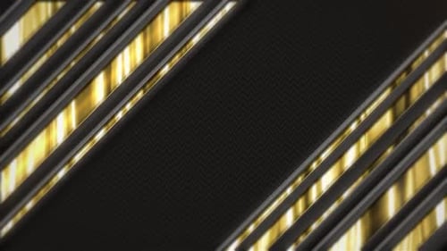 Sleek Gold and Black Diagonal Line Animated Corporate Background