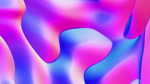 Vibrant Fluid Organic Shapes Gradient Background Loop