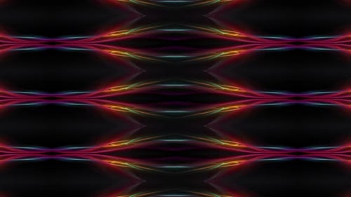 Boucle d'onde colorée sur fond abstrait