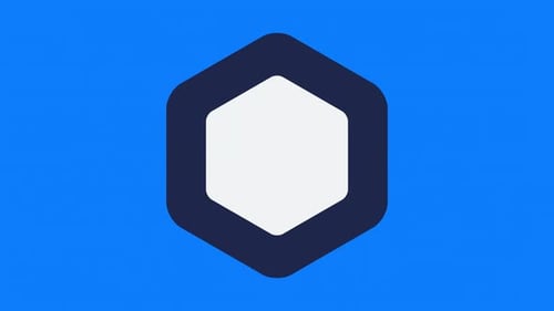 Hexagon transition background